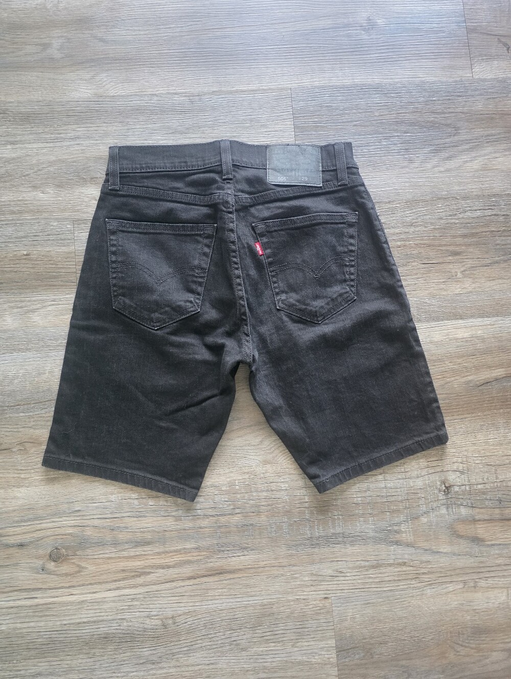 Levi's Black Denim Men's Shorts Size 29